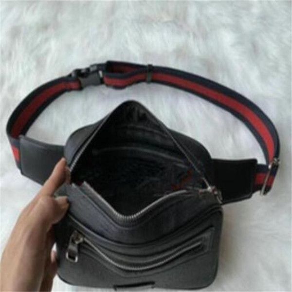 

2020 mens women bags men women leather sport runner fanny pack belly waist bum bag fitness running belt jogging pouch back grid