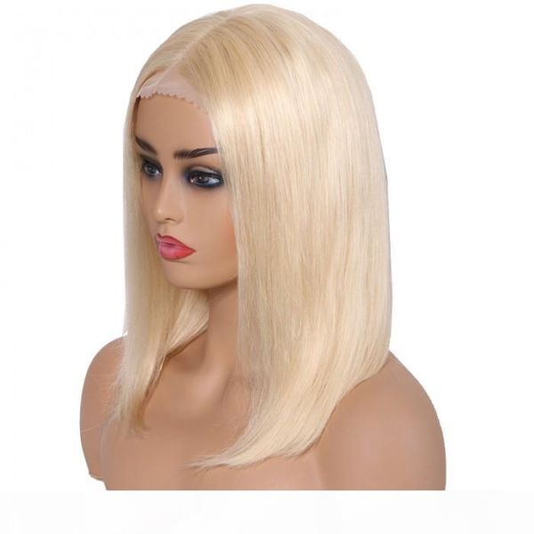 

hair series blonde for short layered human hair bobo without bangs front lace for black women, Black;brown