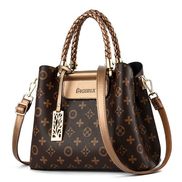 

vintage women luxury big capacity totes handbags pu leather handle crossbody bag retro messenger shoulder bags women handba c1116