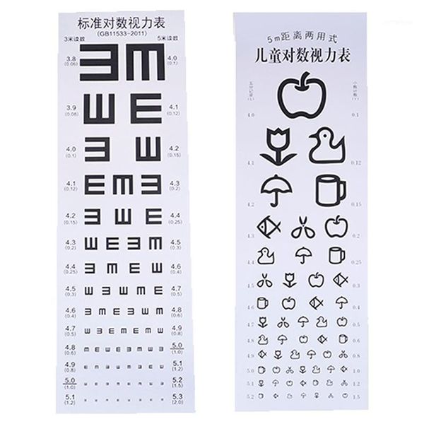 

wall stickers 1pcs wallmounted waterproof eye chart testing visual for sticker home decor kids or adult1