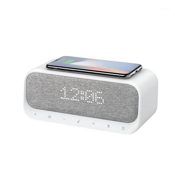 

portable speakers a3300 speaker bluetooth with alarm clock, stereo sound, fm radio, white noise speakers1