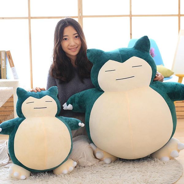 

factory direct biggest 20-50cm plush anime soft stuffed animal dolls snorlax plush toys pillow bed only cover with zipper for kid gift