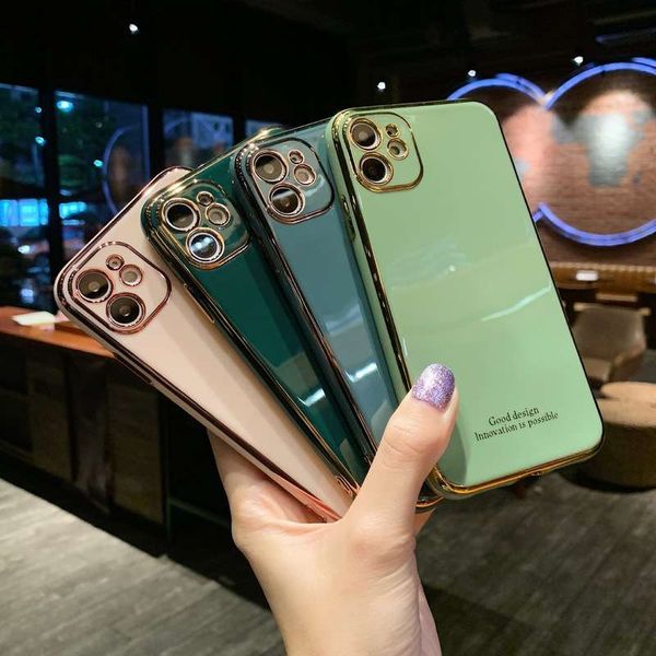 

suitable for 12 11promax precision hole protective sleeve 7p / 8p 6d electroplating mobile phone case