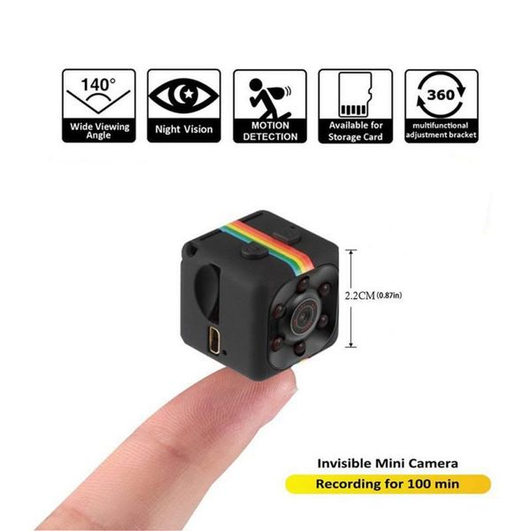 

sq11 mini camera 1080p night vision camcorder car dvr infrared video recorder sport digital camera support tf card dv