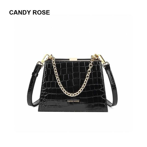

candy rose new alligator clip bag simple versatile fashion one shoulder straddle women's bag
