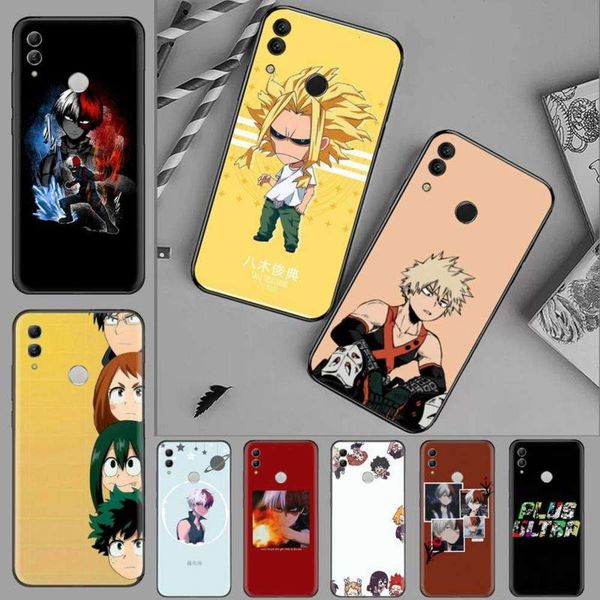 

luxury mobile case, unique dign, my hero college, shell, huawei honor 7c 7a 8x 8a 9 10 10i lite 20 nova 3i 3evfe1