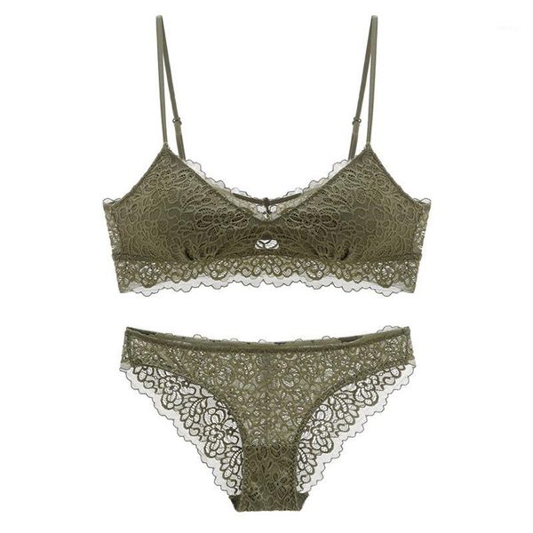 

thin cotton cup wireless bra with removable padded embroidery lace set underwear women lingerie lace bra for girls1, Red;black
