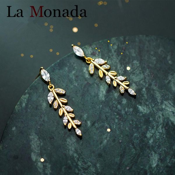 

dangle & chandelier unique design tree leave branch earrings 925 sterling silver fine jewelry for charm women gift