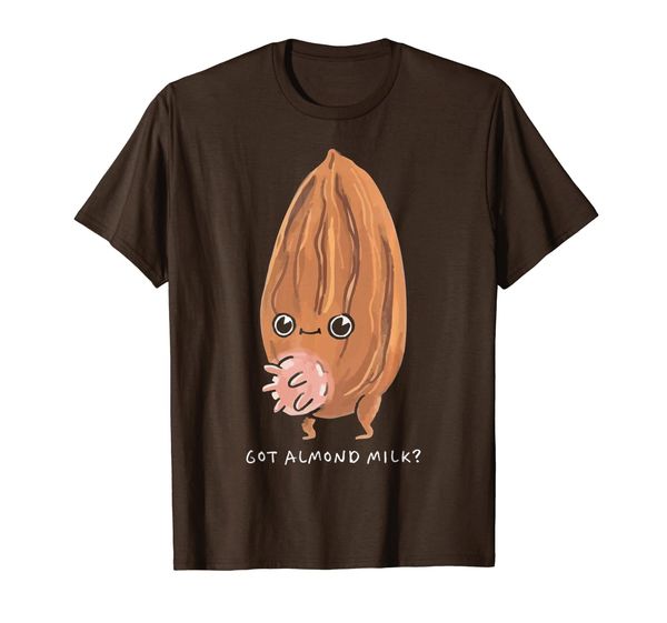

funny got almond milk cute gift t-shirt, White;black