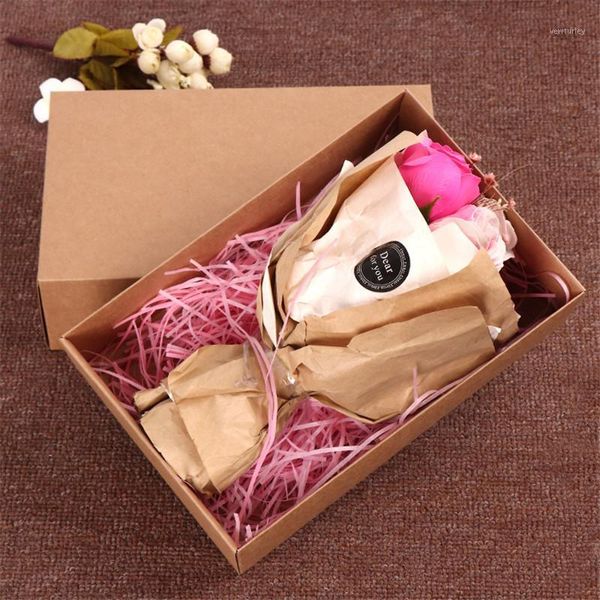 

gift wrap 30pcs/lot white/black/brown large kraft paper packaging box,kraft cardboard handmade socks underwear box 28x18x8cm1