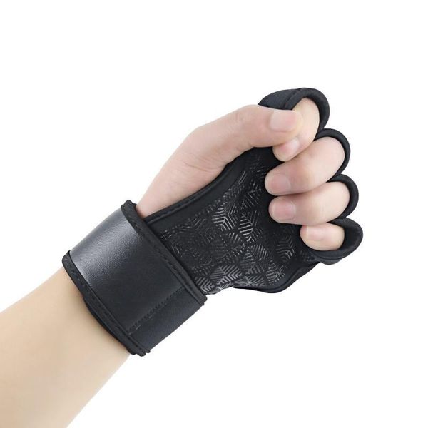 

half finger sports fitness weight lifting gym gloves training wrist wrap pull up grip band wrist protector jllyqc yeah2010
