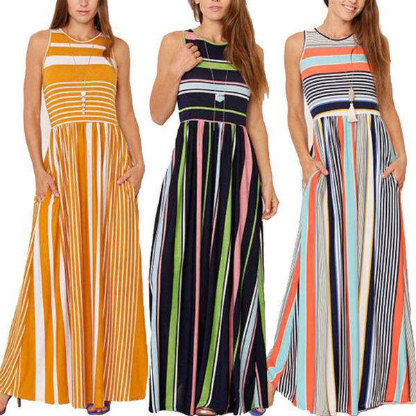 

color new dress pop matching stripe print, Black;gray