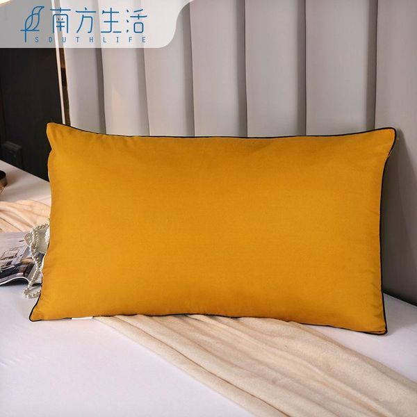 

fashionable home pillow single student cervical pillow l feather velvet soft soft health sleep f8096