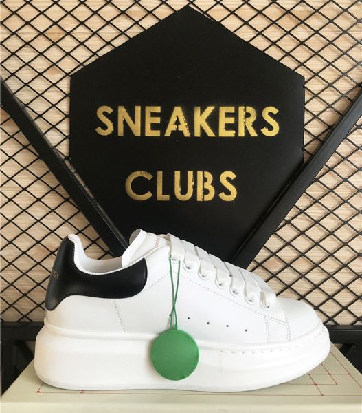 

lovers white shoes, black tail height-increasing shoes casual shoe, 3m reflective men women sneakers leather fashion flat sports trainers