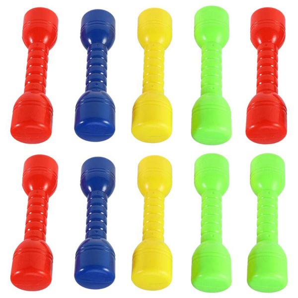 

10pcs dumbbells exercise fitness ergonomic barbells hand bars small dumbbells for children