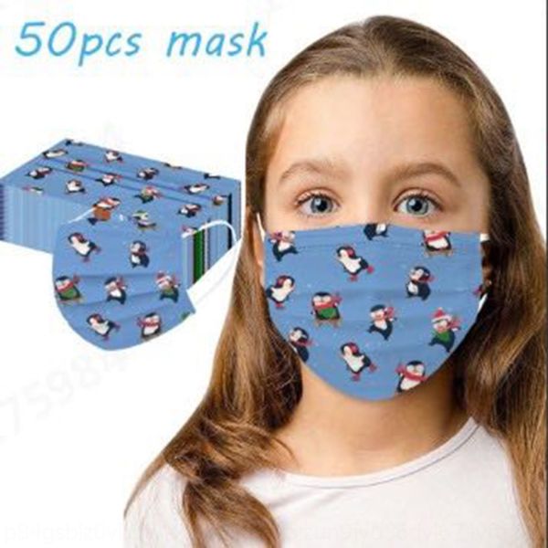 

jd7factorycartoon x9gj christmas printed tree deer claus mouth erdener santa mask dustproofoutletlllj