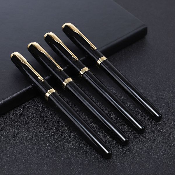 

metal luxury 0.5mm rollerball pen ballpoint pen business writing signing ball pens office school supplies 03785, Blue;orange