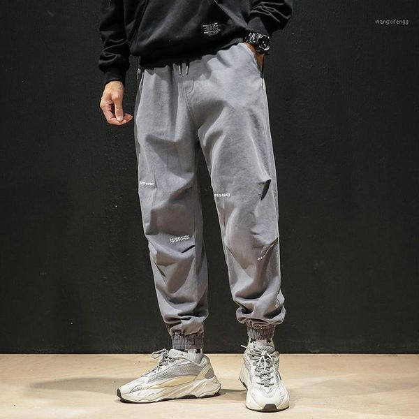 

dropshipping 2020 autumn mens sport losse sweatpants men solid streetwear harem pants male sweatpants joggers1, Black