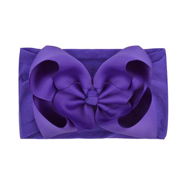 

6.3 inch solid hair bows headband girls 2020 elastic hair bands for kids turban head wrap headwear hair accessories q bbyvhb