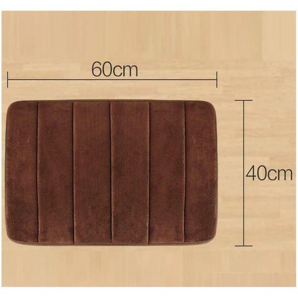 

24" non-slip back rug soft bathroom carpet memory foa qyltxl tore2010