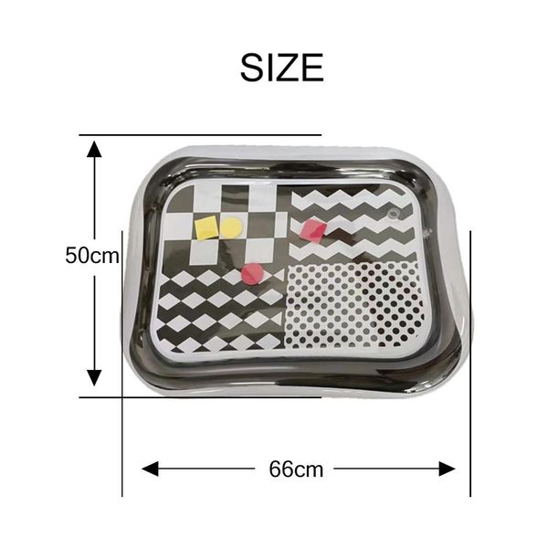 

baby cool crawling mat infant summer water playing carpet black and white grid children binocular visual development exercise sqccuh
