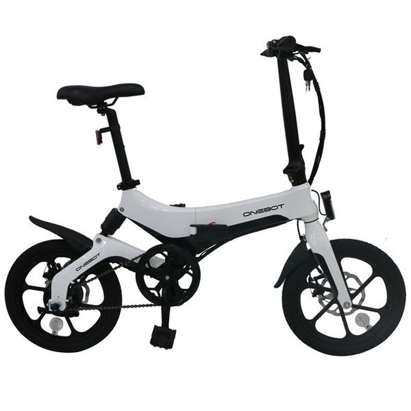 

europe warehouse onebot s6 electric bikes adults 2 wheels foldable electric bicycles 50km 36v 250w 6.4ah lithium battery, Silver;blue
