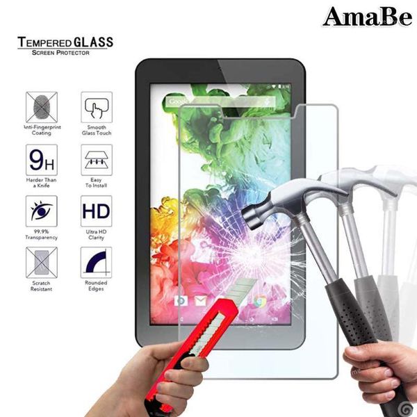 

anti fingerprint tempered glass screen protector for hipstreet titan 4 7 inch tablet glass guard film 9h1