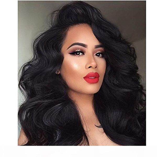

180% density thick lace front human hair bob wigs for black women short body wave full lace wigs brazilian wavy non-remy hair bleached knots, Black;brown