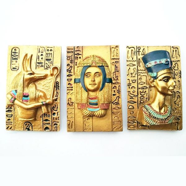

3d fridge magnet egyptian mythology anubis queen magnetic refrigerator stickers middle east travel gifts fridge magnets sticker wmtbze