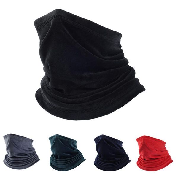

cycling caps & masks camping hiking scarves sports bandana scarf outdoor winter warm headscarves women neck tube, Black