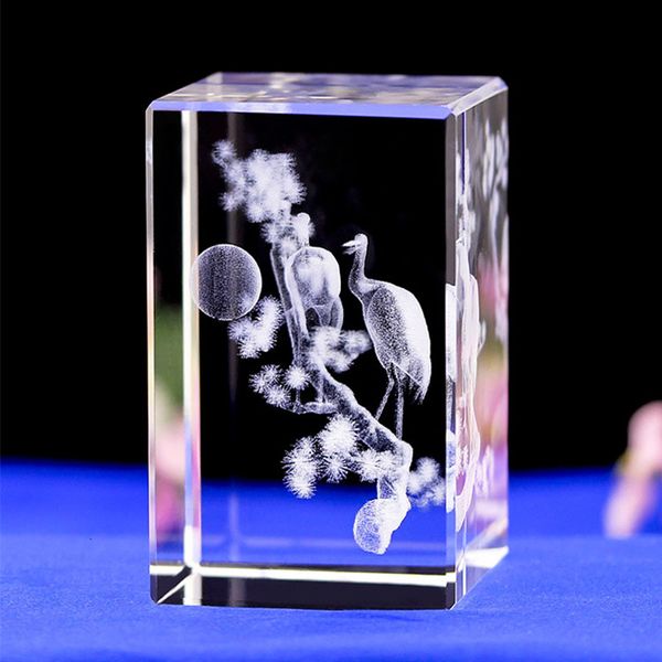 

2021 new crane laser engrave 3d night light color changing led lights v0wb