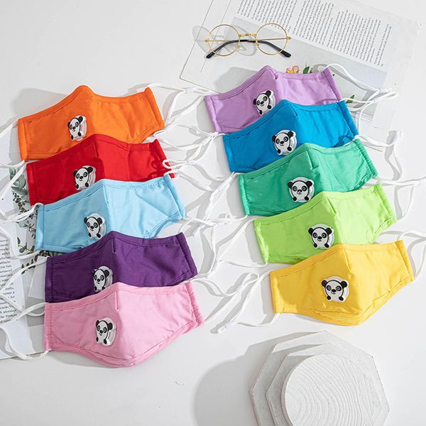 

хлопчатобумажная маска рта дети многоразовый пылезащитный дышащий ветрозащитный на открытом воздухе крышка для лица многоразовая ткань маска