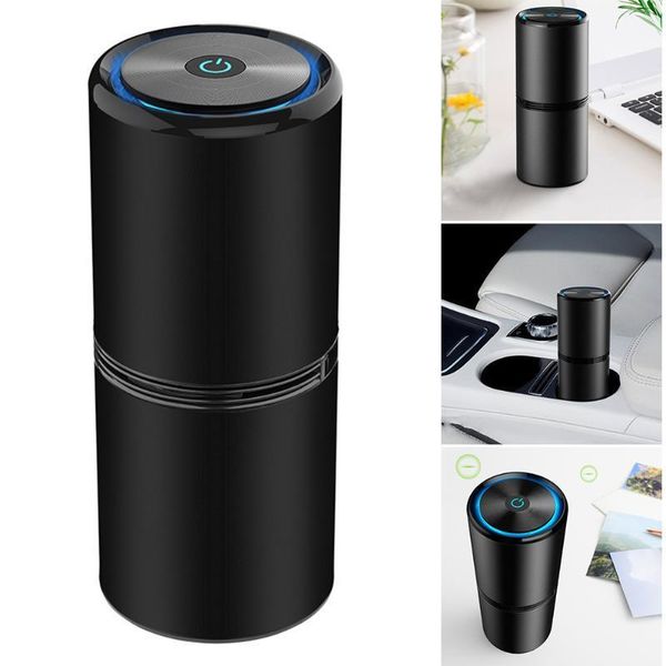 

air purifier small air cleaner usb charging low noise portable remove dust for home car car styling1