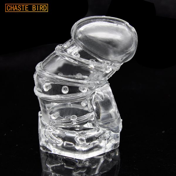

detained male flex tpr soft body chastity small spikes cage a353
