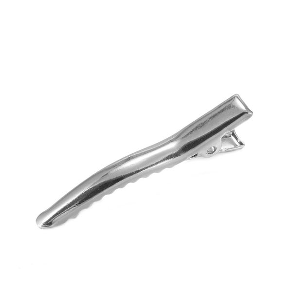 

20 шт. / лот 44 мм клипы одиночный pong alligator hairpin с зубами пустой настройка для diy зажимы для волос база изготовления ювелирных изд