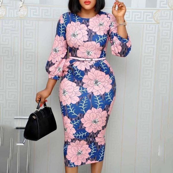

party dresses 3xl plus size cocktail desses floral print fall autumn women vintage african vestidos elegant ladies dress1, White;black