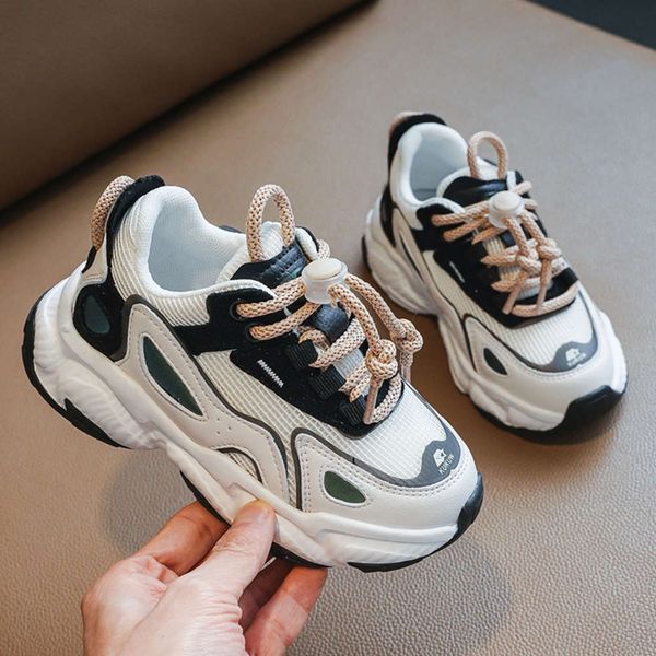 

girls' 2021 spring new children's sports boys' casual korean daddy light mh sho, Black