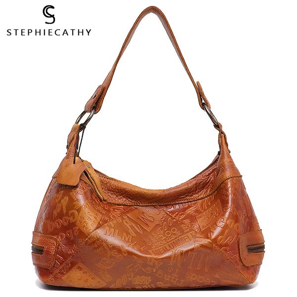 

sc colorful leather patchwork shoulder bag for women vintage design genuine leather pillow bag female casual crossbody handbag c0121