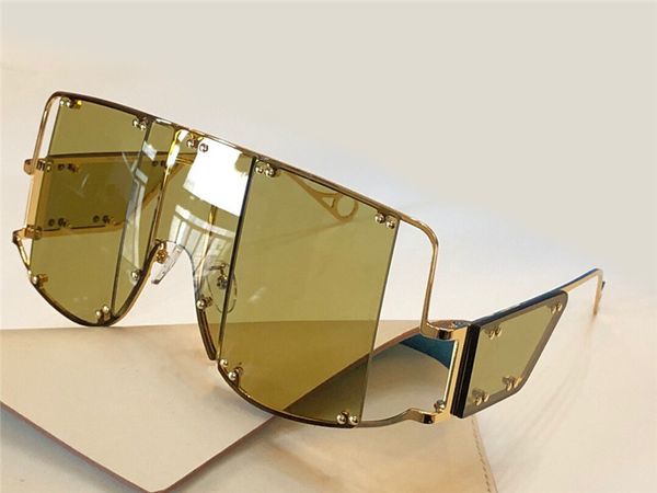 

luxury 10040 new fashion sunglasses with uv protection for men and women vintage square metal integrated frame popular come with, White;black