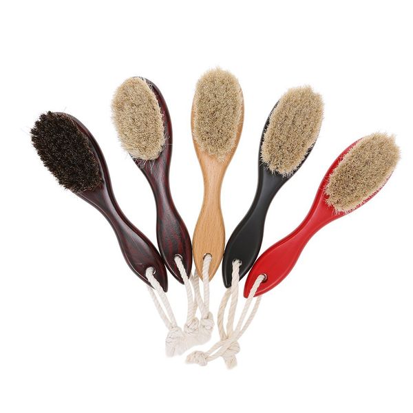 

men's shaving brush barber salon men facial beard cleaning appliance shave tool razor brush with wood handle