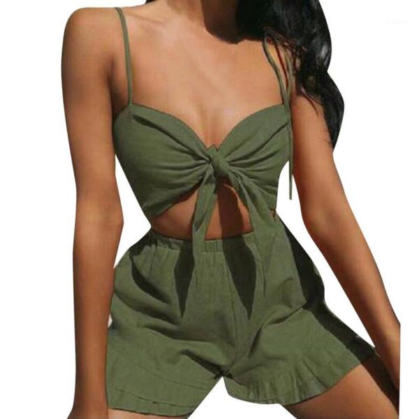 

women v-neck solid 2020 new summer color strap shirt shorts two piece set tracksuit women ensemble femme conjuntos de mujer1, White