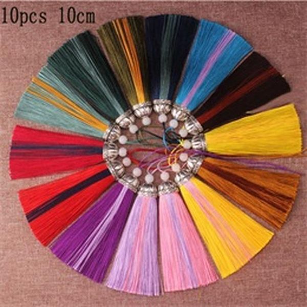 

mixed color tassels 10pcs sets diy accessiories silk tassels for curtain and cloth home decoration muliti style accessiories h jllduv