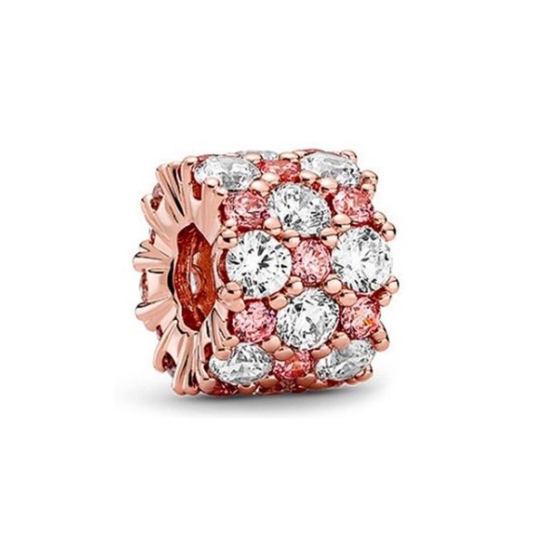 

mother's day colloctions heart s925 silver plated charms bead fit bracelet for women diy jewelry 200930, Black