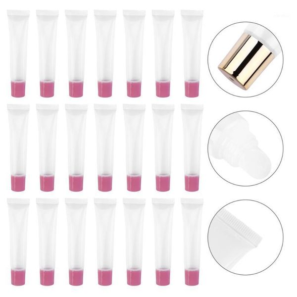 

50pcs lipgloss containers clear lip gloss squeeze tubes for diy cosmetic1
