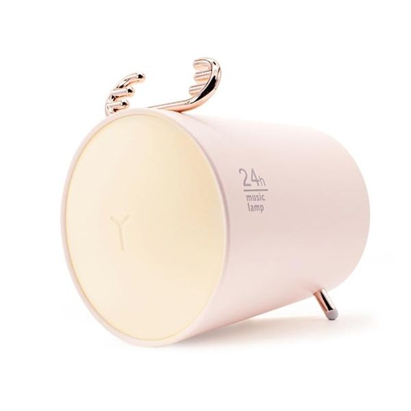 

mini wireless speaker light cute speaker aluminium alloy stereo convenient night light computer subwoofer