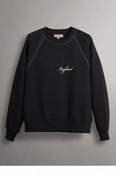 

the new style casual fashion letters embroidery womens designer t shirts classic fashion cotton long sleeve designer shirt 4 colors, White