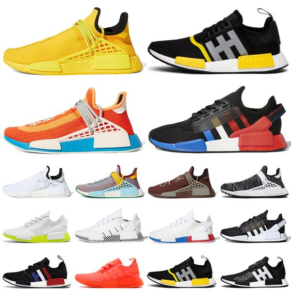 

ale nmd r1 v2 running shoes pharell williams human race hu trail nerd pride aqua paris bbc womens mens trainers outdoor sports sneakers