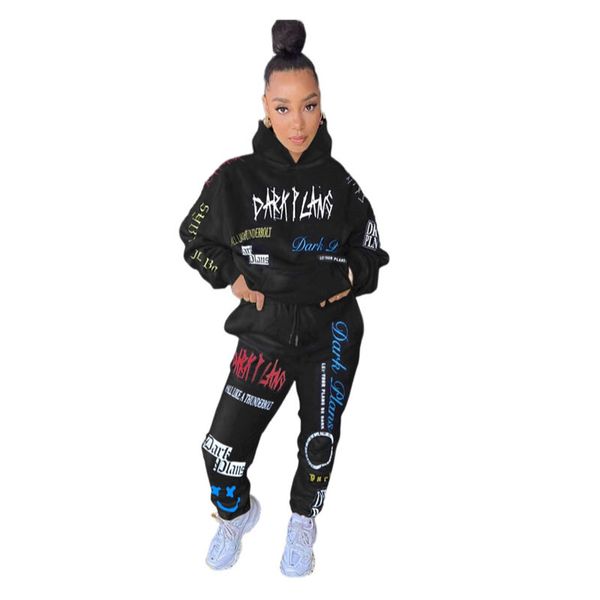 

wholesale customized autumn and winter european and american women's color explosive casual beauty sports two-piece suit, Gray