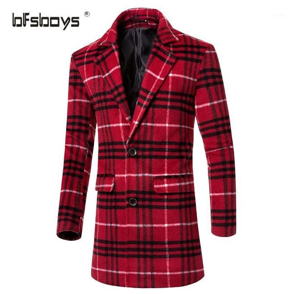 

2016 casual winter plaid trench coat men single breasted trench coat men outerwear men's jacket windbreaker1, Tan;black