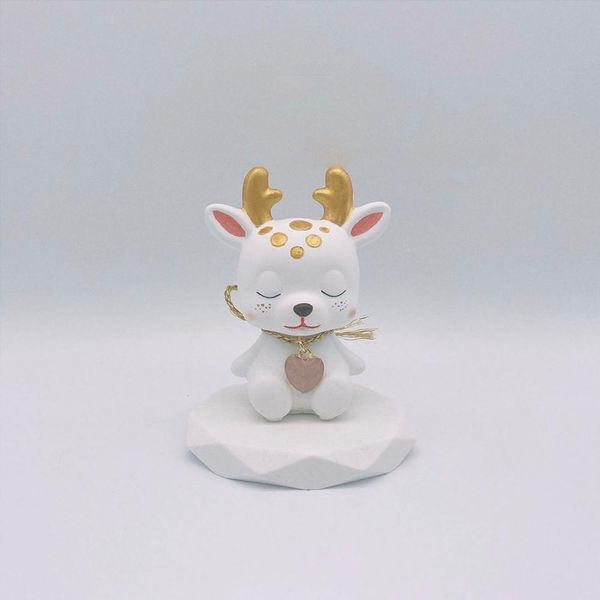 

fawn plash mould flush strued свеча плесень творческий ручной стол установка плесень рождественский олень украшения автомобиля силикона sqcd